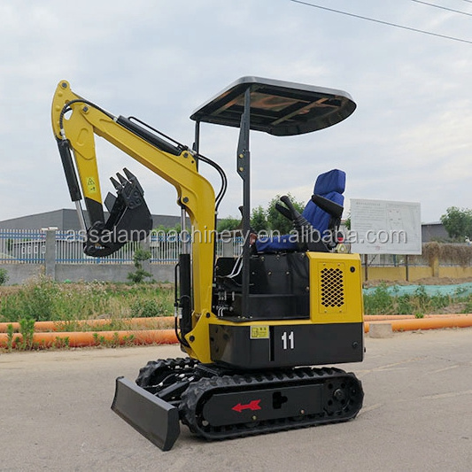 Hydraulic mini backhoe excavator atv backhoe excavator for sale