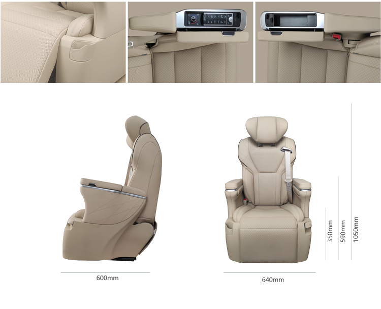 RV SUV Electric Adjustable Ventilation Modified Memory Hiace VIP Luxury VAN Car Seat