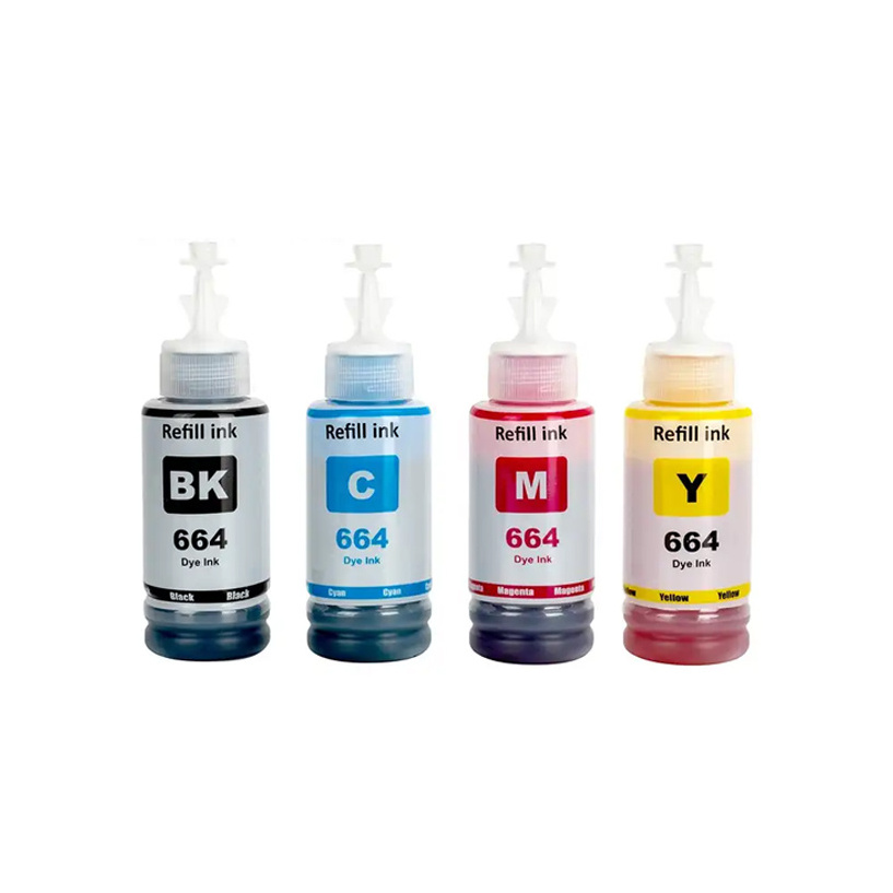 ASSEEL 664 T664 70ml Refill Dye Ink For EPSON L101 L111 L201 L211 L301 L303 L310 L351 L353 L358 L360 L363 L365