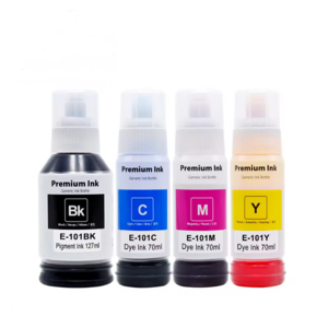 Asseel 101 Print Ink Compatible Color 70ML Water Based Bottle Refill Bulk Ink For Epson EcoTank L6276 L4150 L6170 L6290 Printer