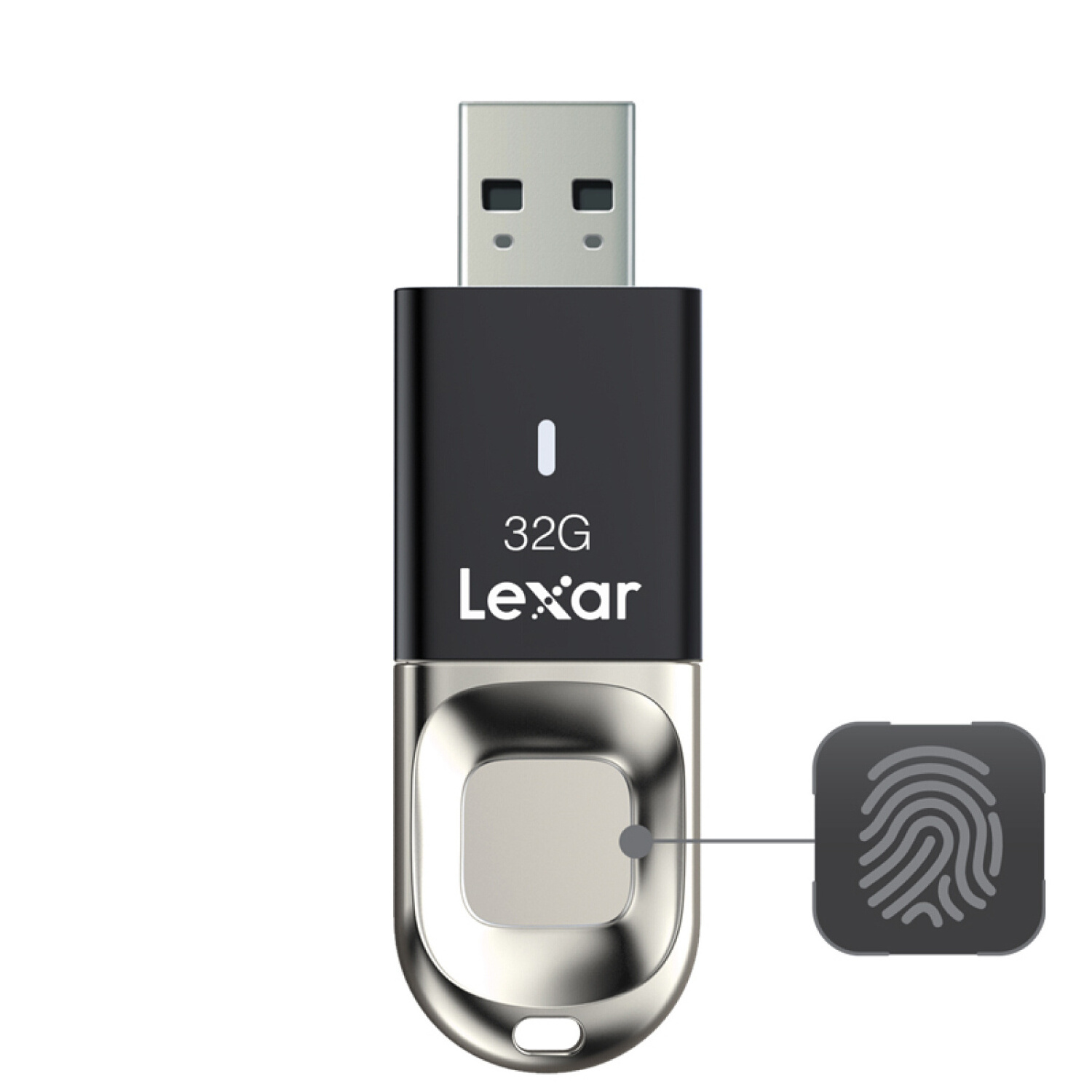 Original Lexar Usb3.0 Pen Drive F35 256gb 128gb 64gb 32gb With Fingerprint Recognition Metal Usb Flash Drive 150mb/s Pendrives