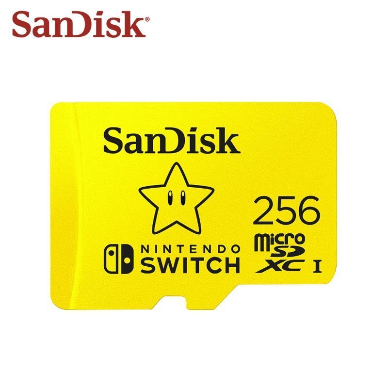 Original Sandisk Micro Sd Card 256gb Sdsqxao Uhs-i Flash High Speed Tf Card 64gb 128gb Nintendo Switch Memory Card