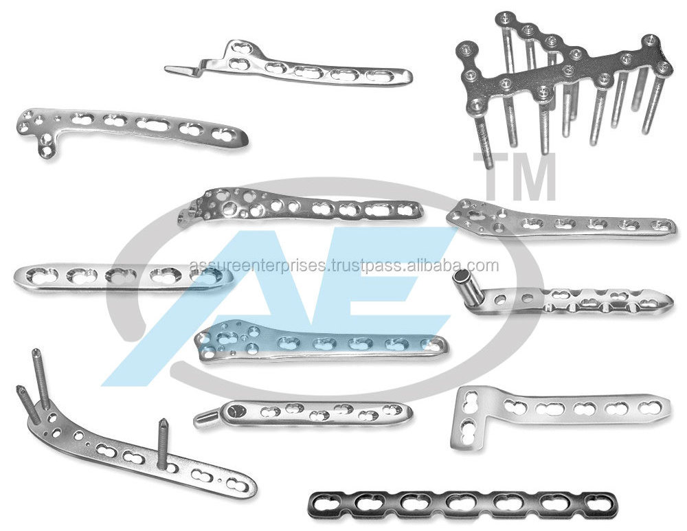 ISO Certified Indian Manufacturer Orthopedic Trauma Bone Plates Orthopedic implants Stainless Steel High Quality LCP & Non-LCP