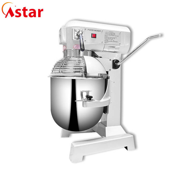 30L Gear Commercial planetary stand cake dough mixer machines food mixers with safety cover