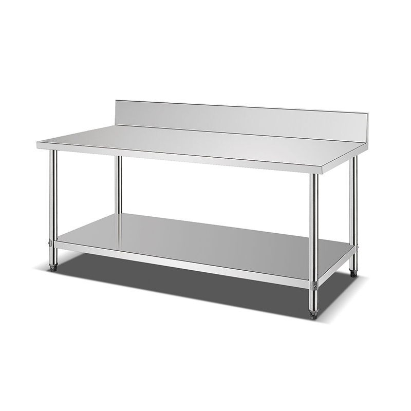 Stainless Steel Sink Kitchen Waste Collection Work Table with Single Sink Bench