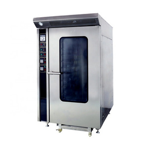 Restaurant Application Steamer Function Gas Powered 12 Trays Hot Air Convection Oven with Trolley