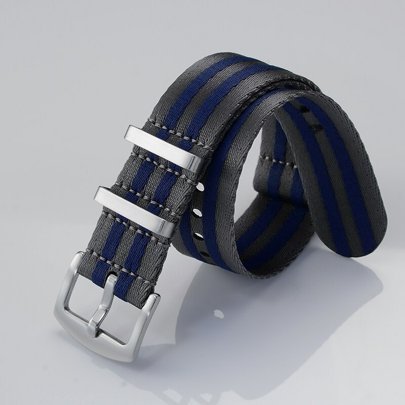 Wholesale custom Watch Strap Nylon Strap 20 22mm Universal Type Sports Troops Parachute Bag Watchband Pilot Watch Band for sale