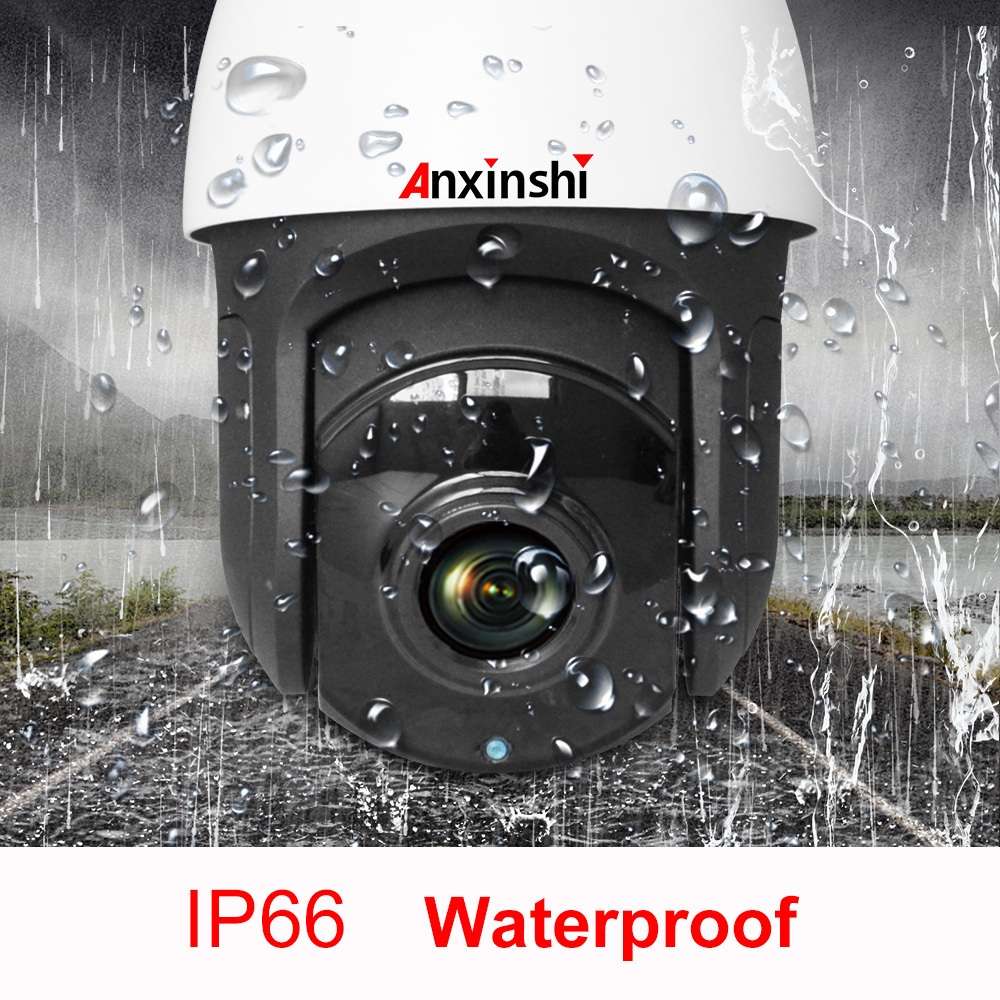 Anxinshi H.265 HD IP 5.0MP 30X Zoom Starlight Full Color Laser 300M High Speed Dome PTZ CCTV Camera