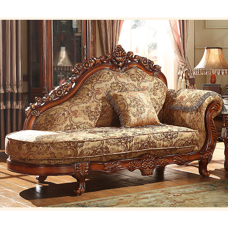 Royal classic turkish style  sofa furniture Luxury living room Cloth art wooden carving couches