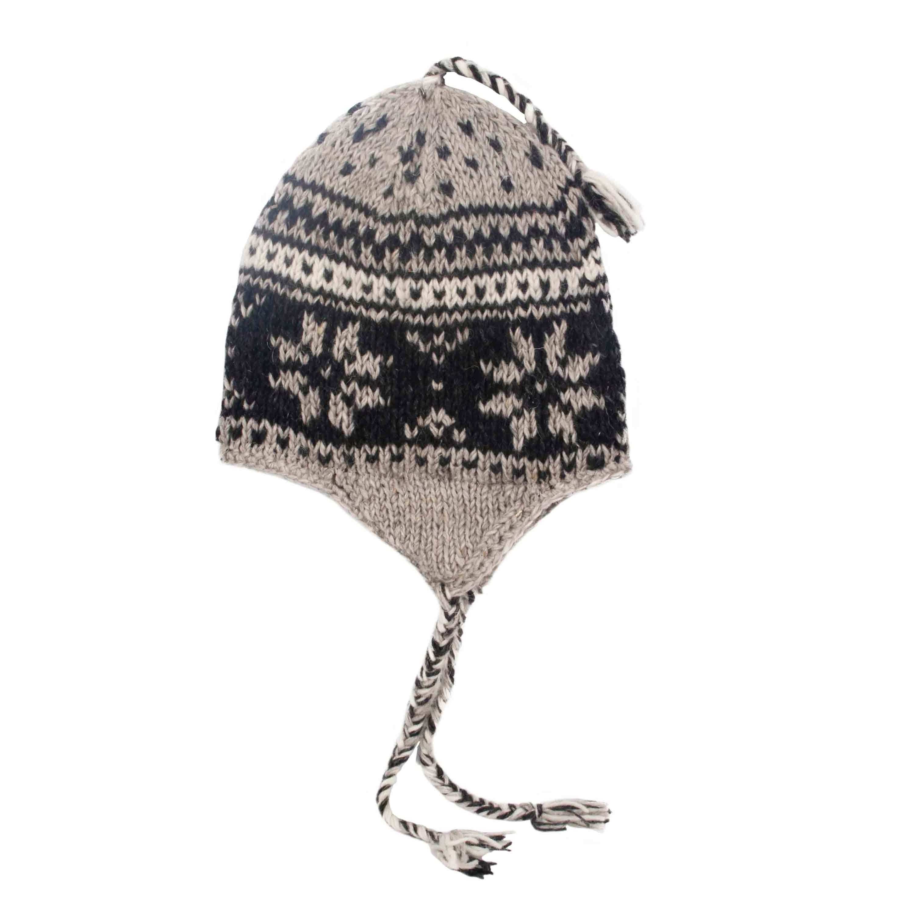 Knitted Earflap Woolen Hat - Winter Hats and Beanie for Warmth - Trending Fashion Wears