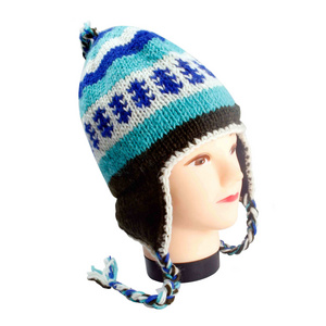 Knitted Earflap Woolen Hat - Winter Hats and Beanie for Warmth - Trending Fashion Wears