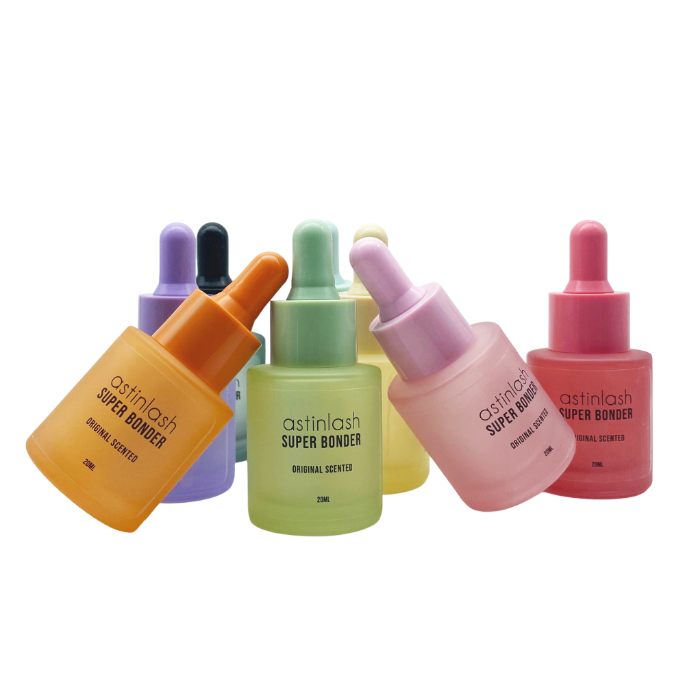 Custom Logo Various Flavor Macaron Color Bottles Lash Glue and Bonder Custom Scented Lash Bonder Private Label