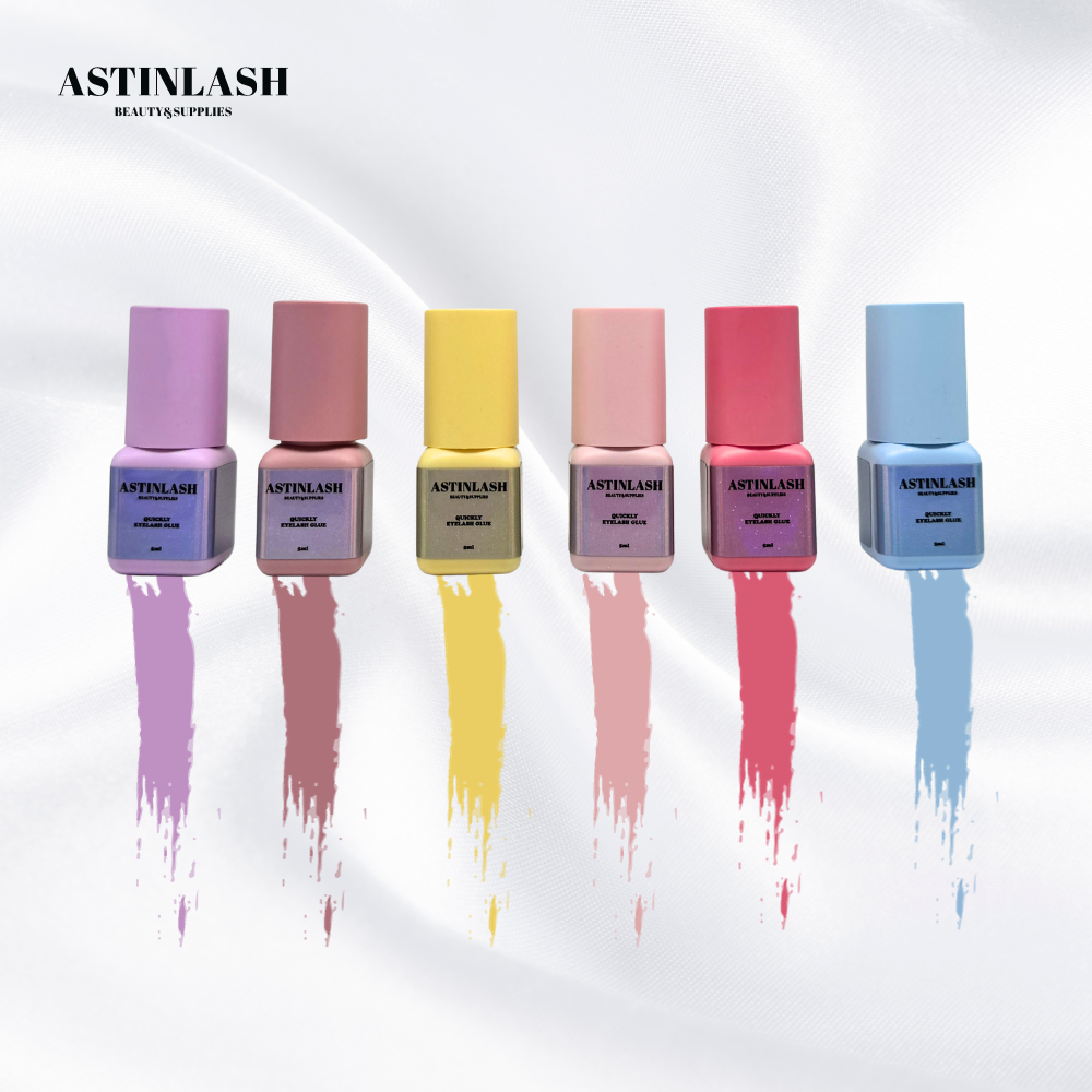 Astinlash Wholesale Vegan Vendor Adhesive Semi Permanent Best Strong Organic 1-2 Seconds Fast Dry Black Eyelash Extension Glue