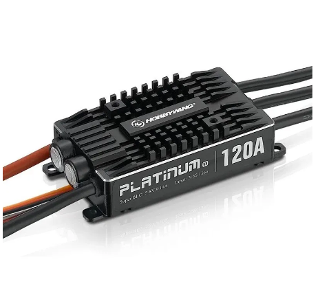 Hobbywing Platinum Pro V4 120A 3-6S Lipo BEC Empty Mold Brushless ESC for RC Drone Aircraft Helicopter