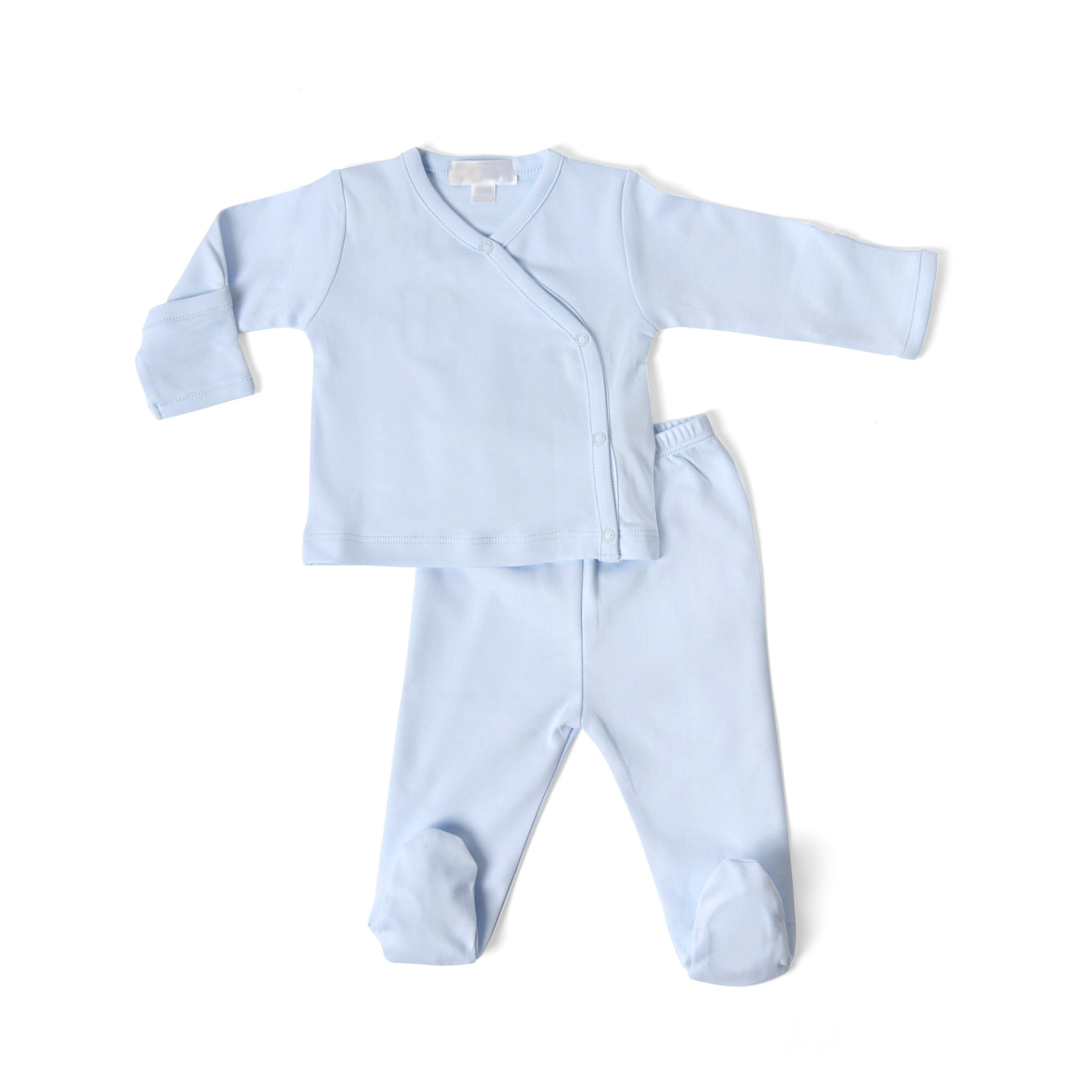 Customized Organic Cotton Newborn Sleepwear Baby Footie Pajama