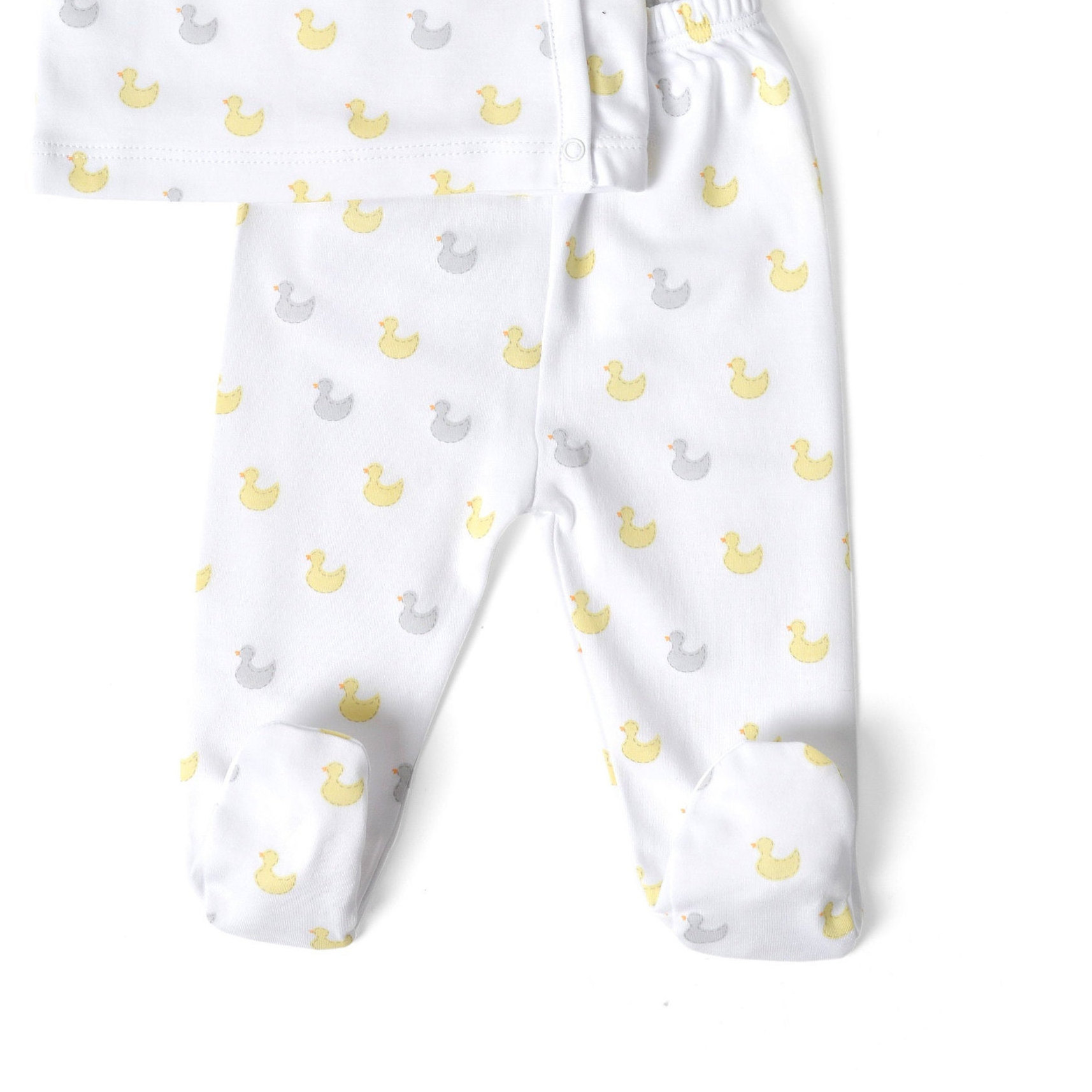 Customized Organic Cotton Newborn Sleepwear Baby Footie Pajama