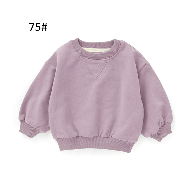 Lovely Oversize Bubble Sleeves Baby Tops Kids Pullover Sweatshirt