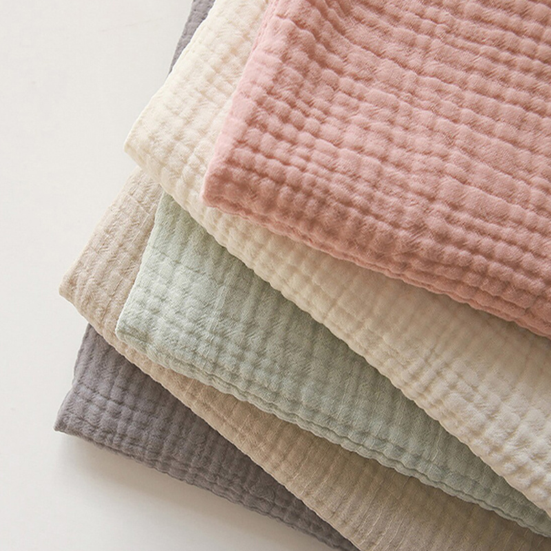 Wholesale 25x25cm 40x40cm Organic Cotton Muslin Security Baby Blanket Baby Lovey Blanket