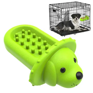 Dog Accessories Dog Licking Pad Cleaning Teeth Interactive Rubber Pet Licking Bowl Dog Slow Feeder