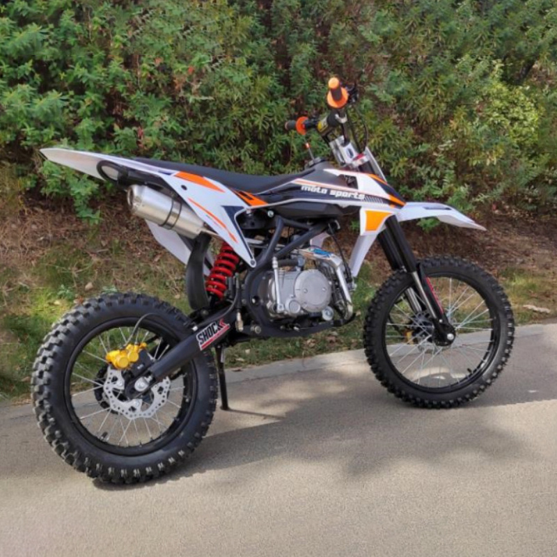 China Factory Made Sample Available 125CC Motorcycles Four-Stroke Dirt Bike For Adults Motor