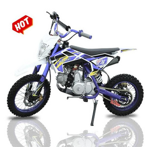 Chinese Dirt bike 4 Stroke Big Wheel Dirt Pit Bike Gasoline Motorcycles 110cc Air Cool Kick And Electric Start