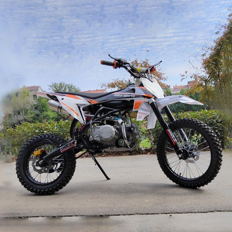 Chinese Motocross Hot Sell Gasoline 125cc 4 Stroke Off- Road Mini Bicicleta De Motocicleta Dirt Bike