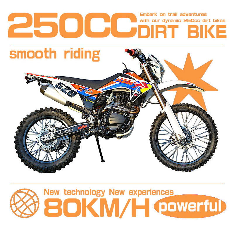 2024 Gas Moto Cross 250cc 4 Stroke Off-road Motorcycle Other 250cc Gasoline Engine Motor Motocross Dirt Bike