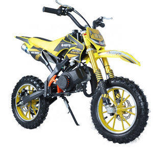 Prompt Delivery 49cc 50cc mini dirt bike for kid 2stroke single exhaust motocross mini kids dirt bike 49cc off-road motorcycles