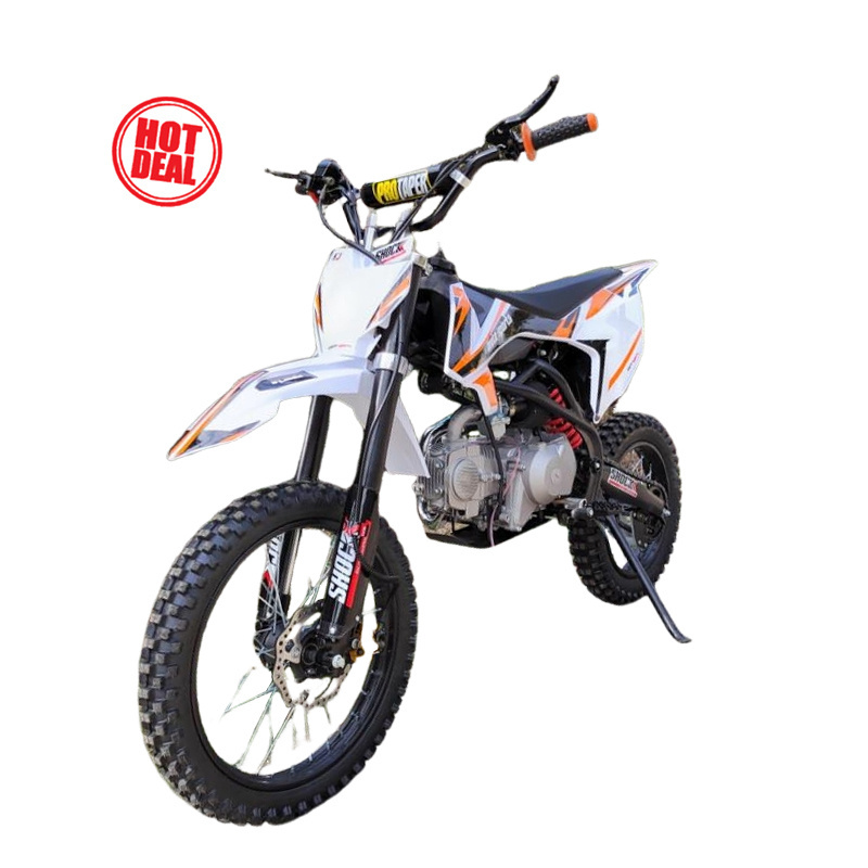 Accept Sample Order 125cc Gasoline Dirt Bike Airing 4 Stroke Pit Bike Factory Stock