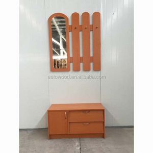 wholesale vertical wall mounted wood shoes storage rack