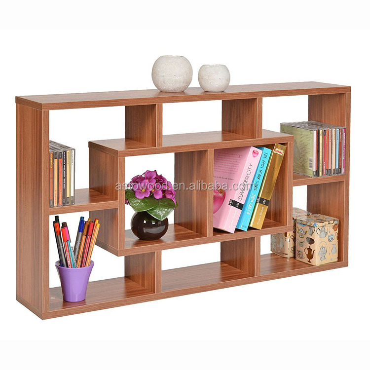 Wood Wall Shelves Bookcase 3 Tier Floating Book Storage Hanging Rack Organiser Unit Racking Shelf