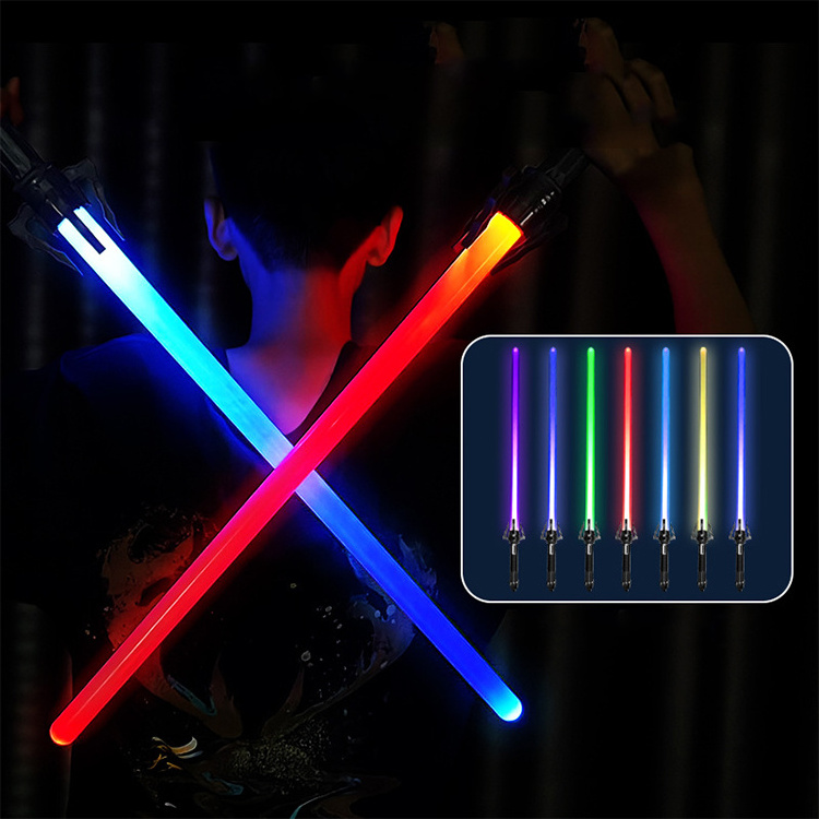 7 Colors Adjustable Light Toys Children Smooth Swing Sound and Light For Kids Flashing Lightsaber Laser Sword Toys