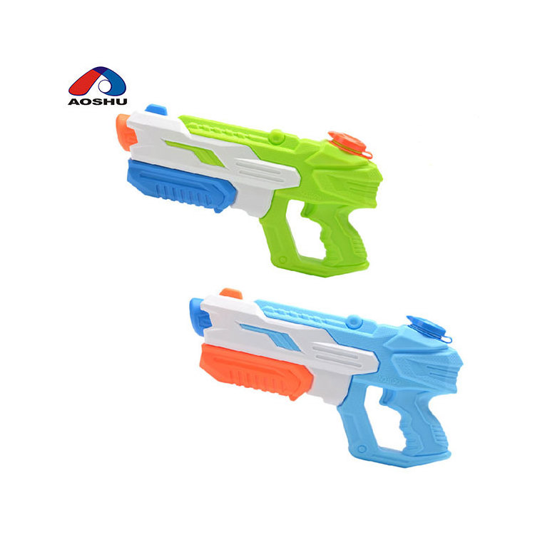 Wholesale blue plastic kids syringe water gun for beach game