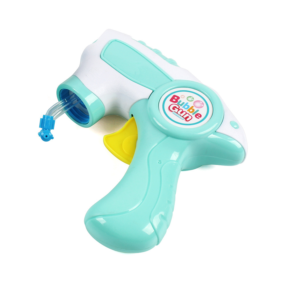 Kids Plastic Manual Toy Custom Soap Water Bubble Gun With No Battery