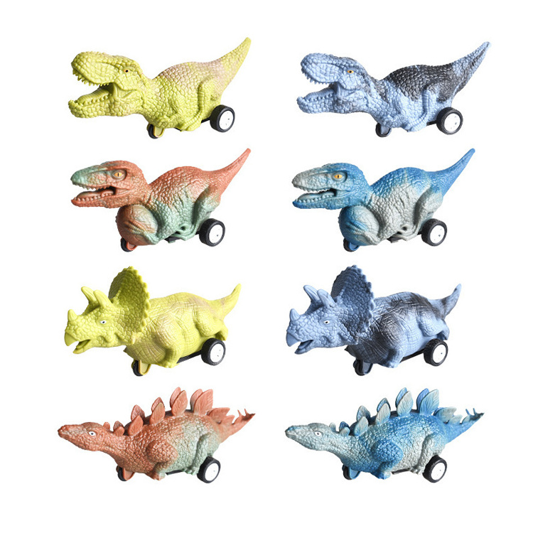 Dinosaur Toys 12 Pack Dino Toys for Kids Pull Back Cars Monster Trucks Dino Toys Play set