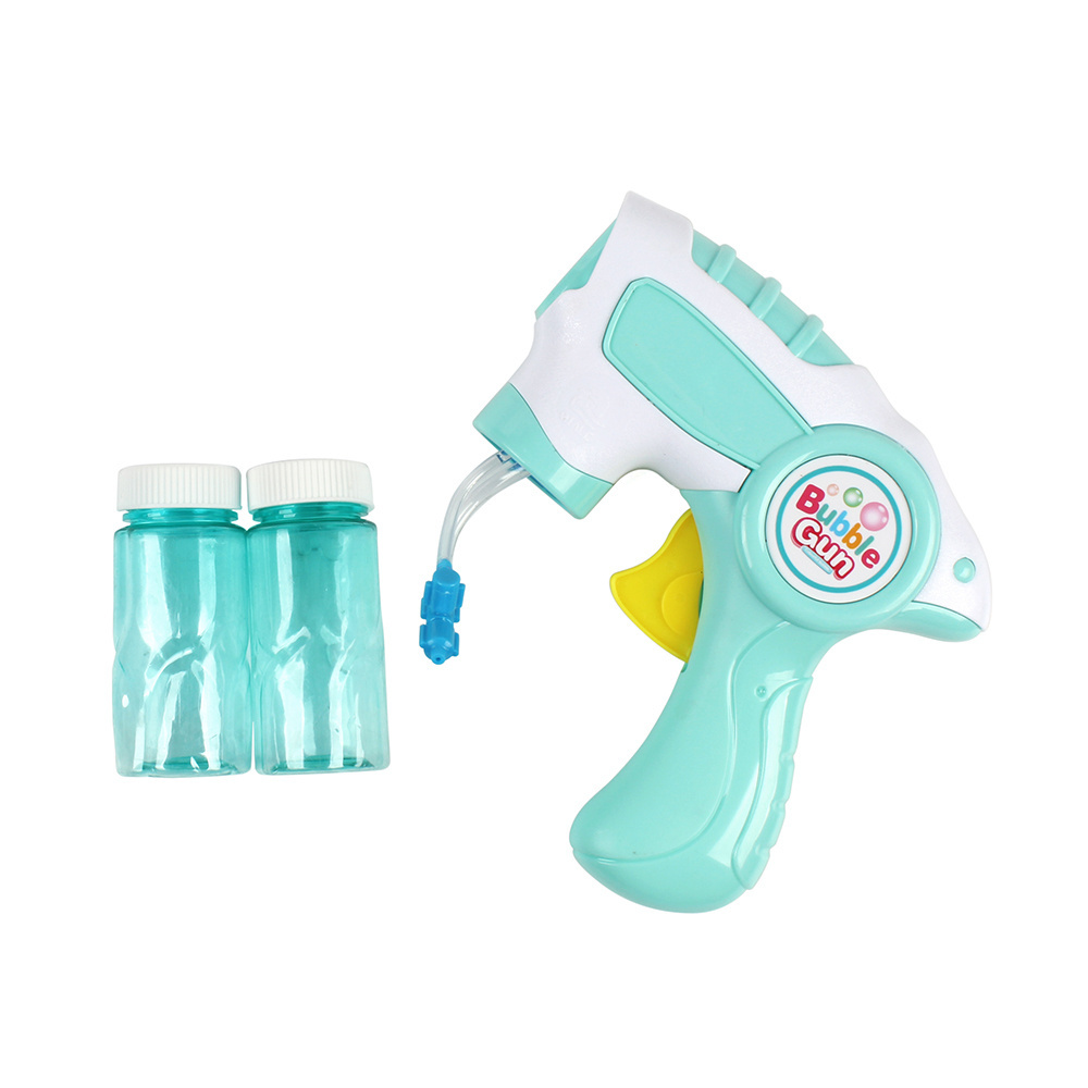 Kids Plastic Manual Toy Custom Soap Water Bubble Gun With No Battery