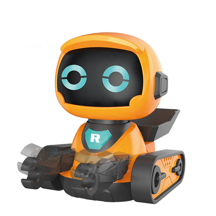 Children RC Robot Intelligent Smart Touch Light and Sound Interaction Watch Remote Control Robot Toy for Kids