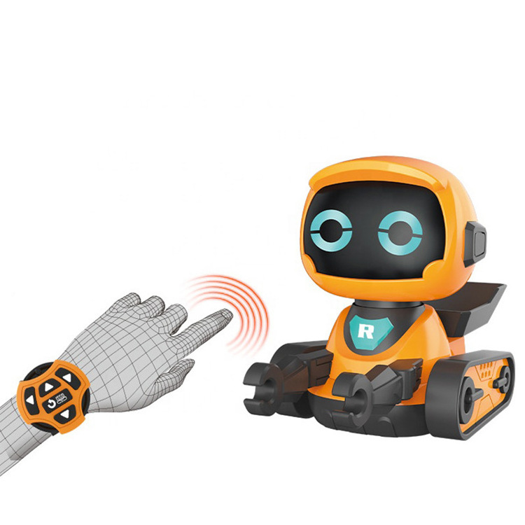 Children RC Robot Intelligent Smart Touch Light and Sound Interaction Watch Remote Control Robot Toy for Kids