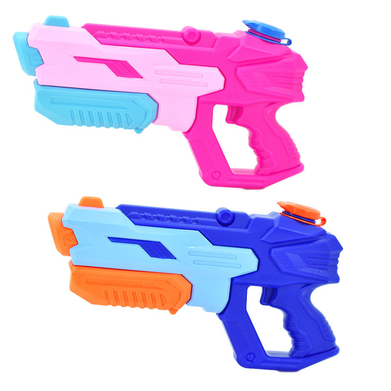 Wholesale blue plastic kids syringe water gun for beach game