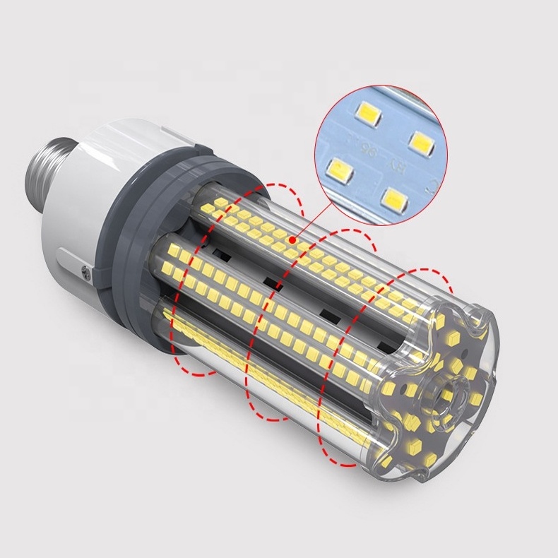 New Design E27 E40 High Power 30W 60W 100W 150W LED Outdoor Street Area Lighting 5Years Warranty E27 E40 Led Corn Bulbs