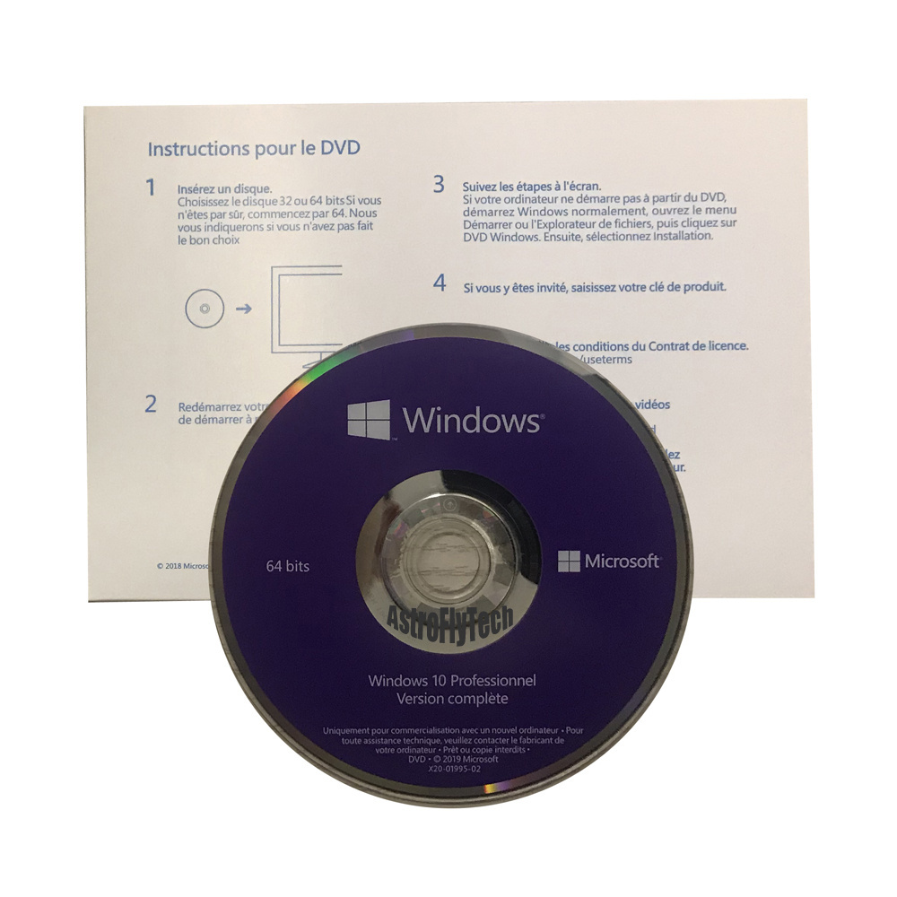 Win 11 Professional Key DVD OEM Package COA Sticker Win 10 Pro License Key Lifetime PC/MAC Win 11 Pro Key dvd OEM License