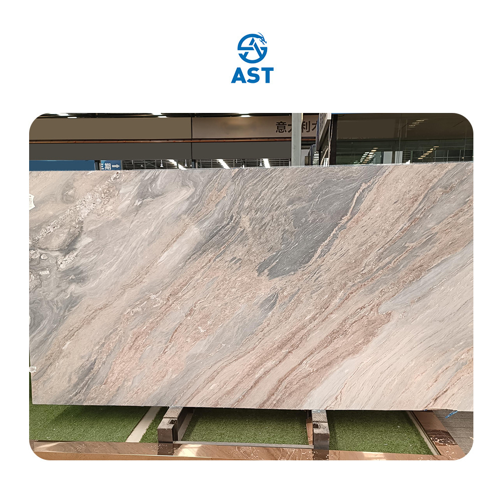 AST OEM/ODM Marmo Marmol luxury stone marble polished glazed slab for wall and floor tv background marble wall panel