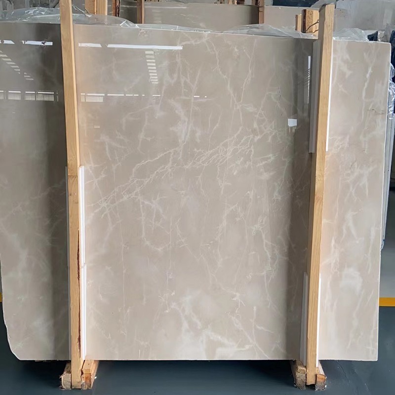 AST OEM ODM Luxury Marble Stone Restaurant Vanity Counter Lightning Beige Marble Countertops for Kitchen and Bathroom