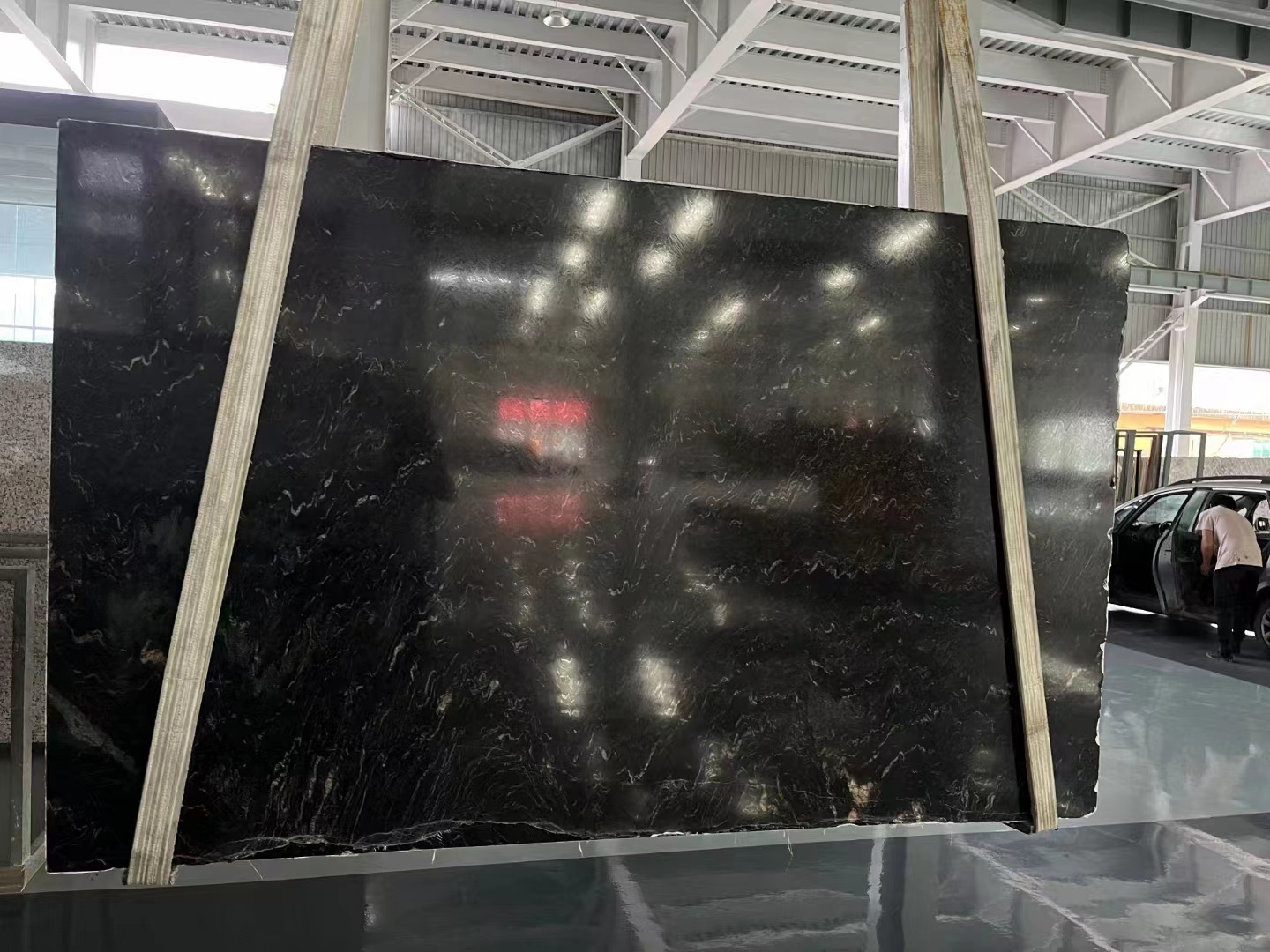 AST OEM/ODM granito baldosa granit losa high quality Italian Titanuum satin natural Granite and granite slabs for kitchen