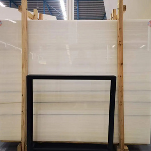 AST OEM/ODM onice polished marble natural Athen white onyx solid clear texture stone high transmittance onyx slabs