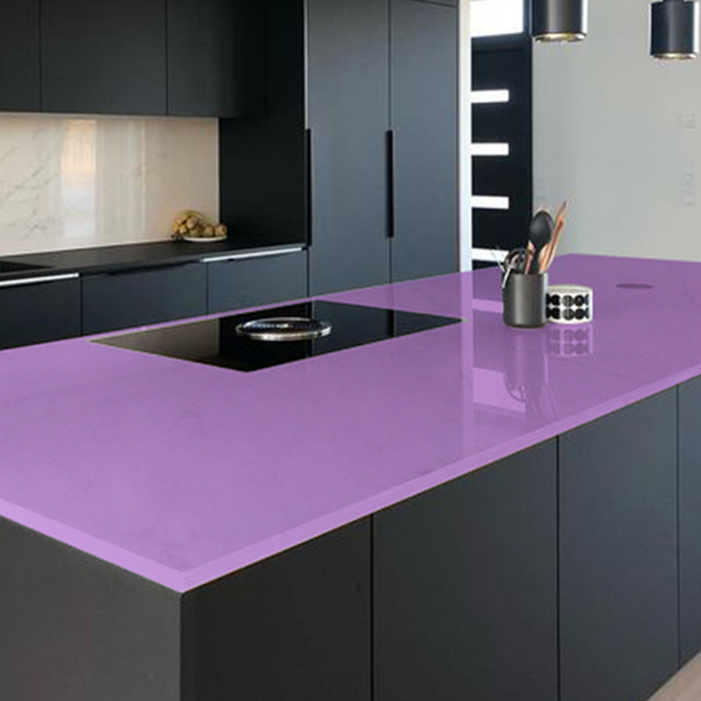 AST OEM/ODM Quarzo Quartzo slabs High Quality quartz 2019 Taro Purple tiles for countertops decoration