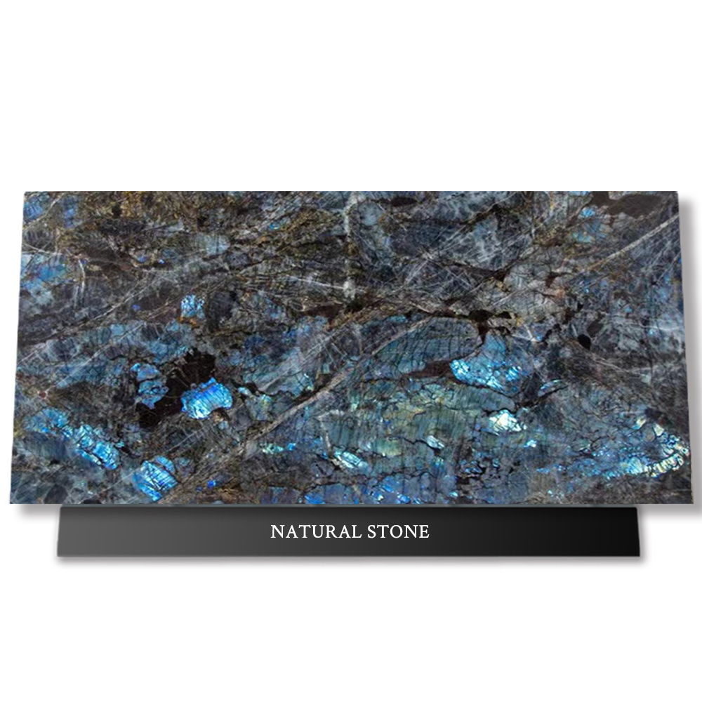 AST OEM/ODM granito natural Hot Sale Luxury Blue Labradorite Granite Natural Stone for Countertops for Hotels