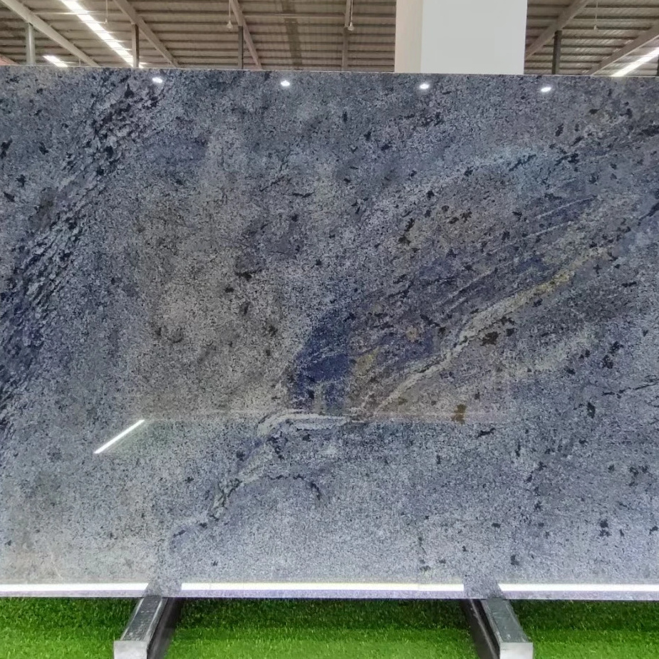 AST OEM/ODM graniet losa premium hardness natural stone Snow mountain sapphire granite polished surface granite slabs