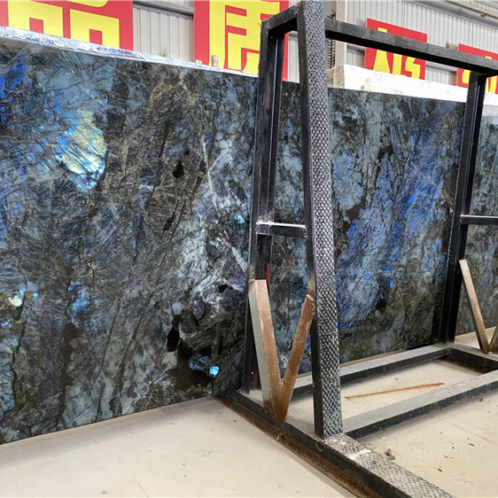 granit granito natural tiles 60x60 bathroom basin sink brazilian Lemurian Blue Labradorite Luxury Granite Slab For Countertops