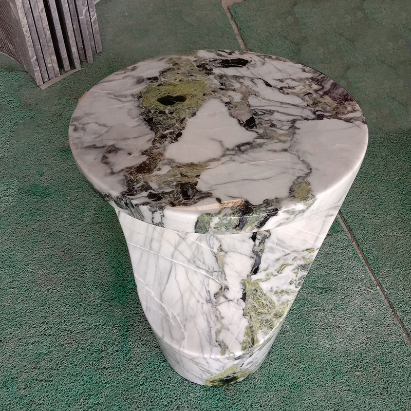 AST OEM/ODM marmol Marmar Natural Ice Jade Green Marble White Beauty Luxury Marble Ice green marble big slab best price